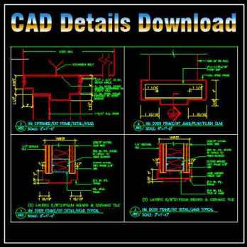 Door Jamb Details,Door Jamb Design ,CAD drawings downloadable in dwg files