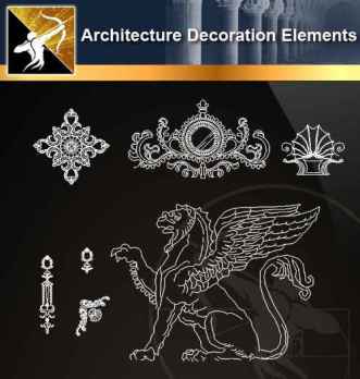 ★【 Free Architecture Decoration Elements V.6】