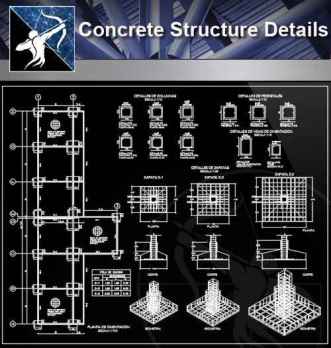 Concrete Structure CAD Details