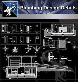 【Architecture CAD Details Collections】Plumbing CAD Detail Drawings V.2(Good)
