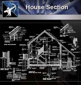【Architecture CAD Details Collections】Wall CAD Details-House Section CAD Drawings